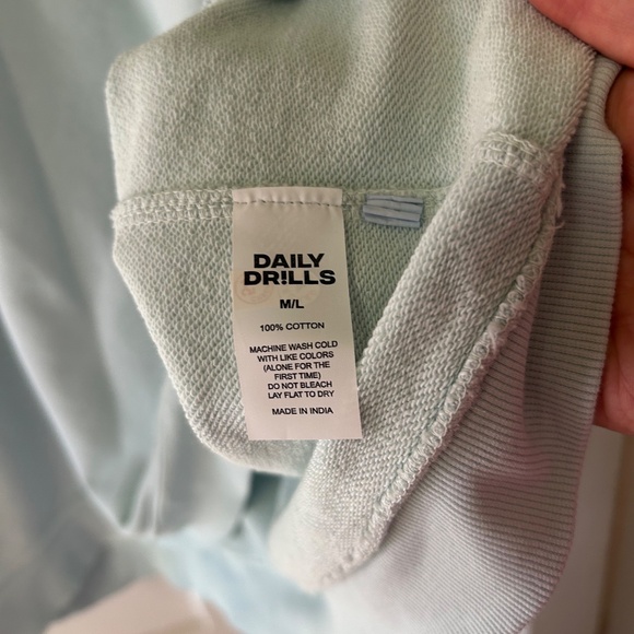 Daily Drills Oversized Crew Sweatshirt - Picture 7 of 7